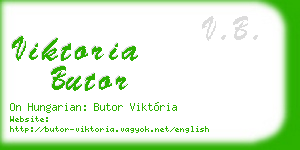 viktoria butor business card